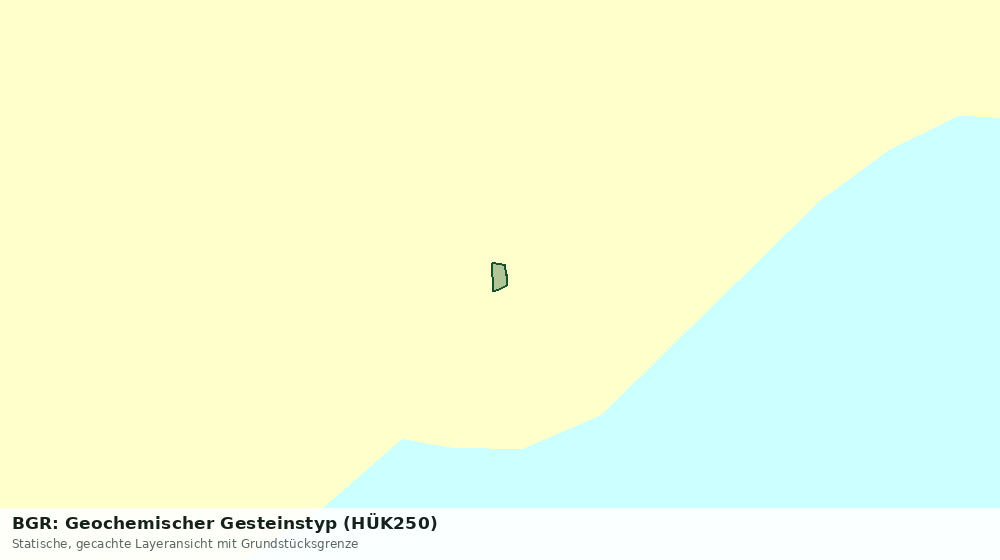 Statische Kartenansicht: BGR: Geochemischer Gesteinstyp (HÜK250)