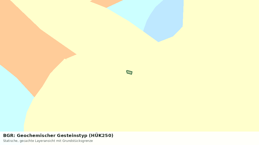 Statische Kartenansicht: BGR: Geochemischer Gesteinstyp (HÜK250)