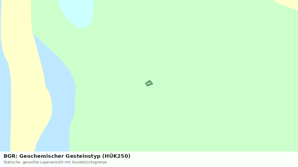 Statische Kartenansicht: BGR: Geochemischer Gesteinstyp (HÜK250)