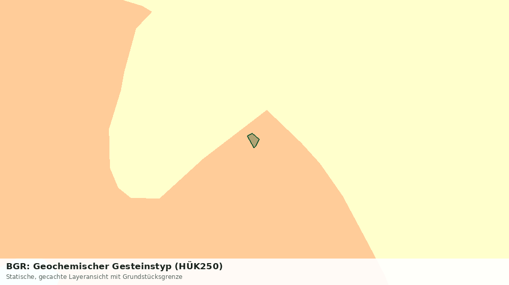 Statische Kartenansicht: BGR: Geochemischer Gesteinstyp (HÜK250)