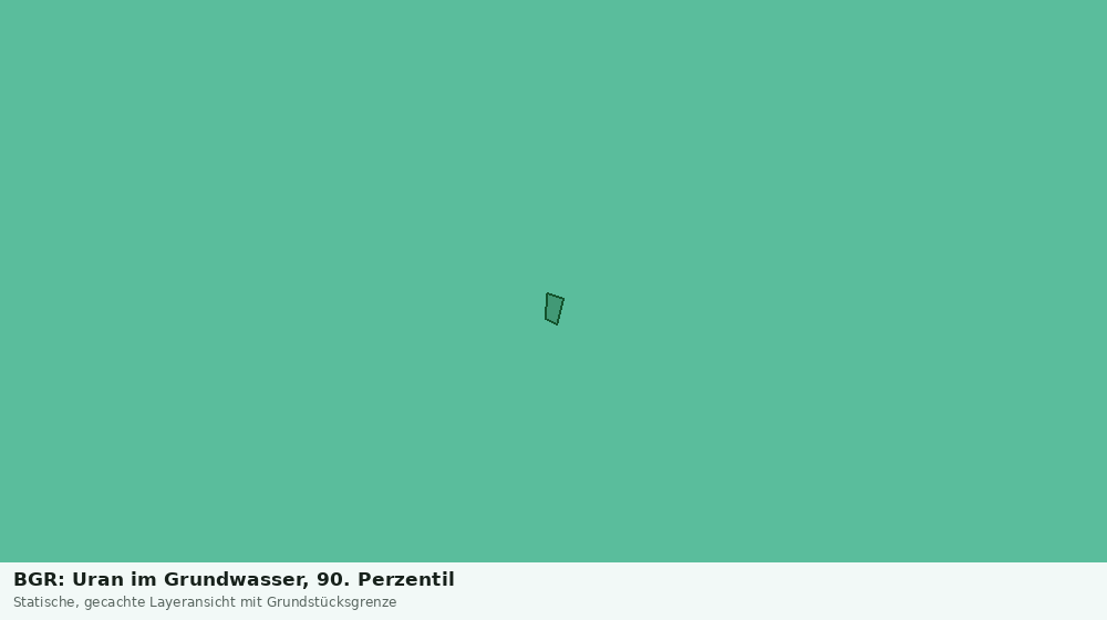 Statische Kartenansicht: BGR: Uran im Grundwasser, 90. Perzentil
