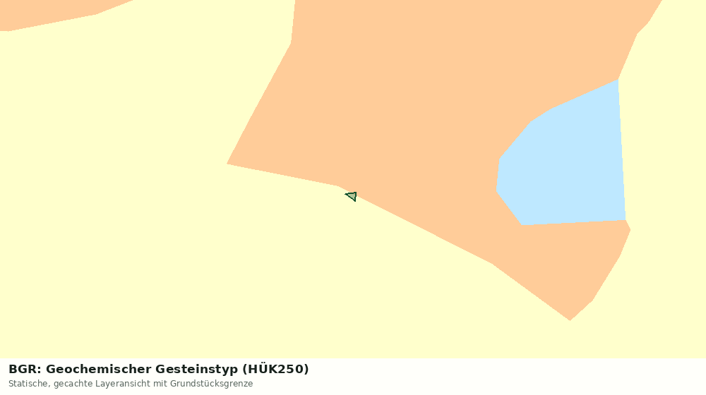 Statische Kartenansicht: BGR: Geochemischer Gesteinstyp (HÜK250)