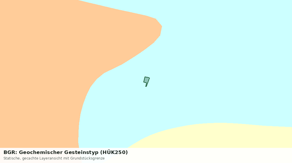 Statische Kartenansicht: BGR: Geochemischer Gesteinstyp (HÜK250)