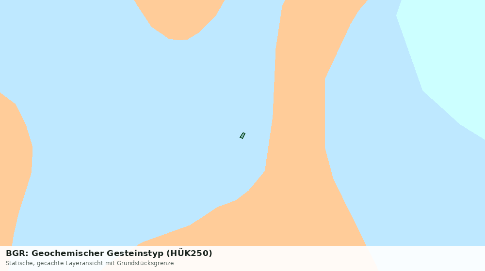 Statische Kartenansicht: BGR: Geochemischer Gesteinstyp (HÜK250)