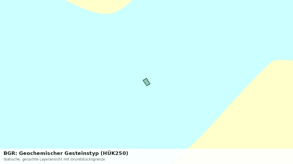 Statische Kartenansicht: BGR: Geochemischer Gesteinstyp (HÜK250)