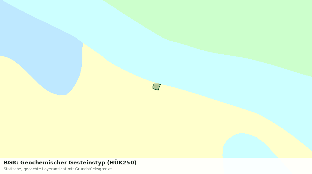 Statische Kartenansicht: BGR: Geochemischer Gesteinstyp (HÜK250)