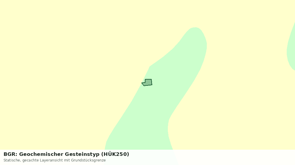Statische Kartenansicht: BGR: Geochemischer Gesteinstyp (HÜK250)