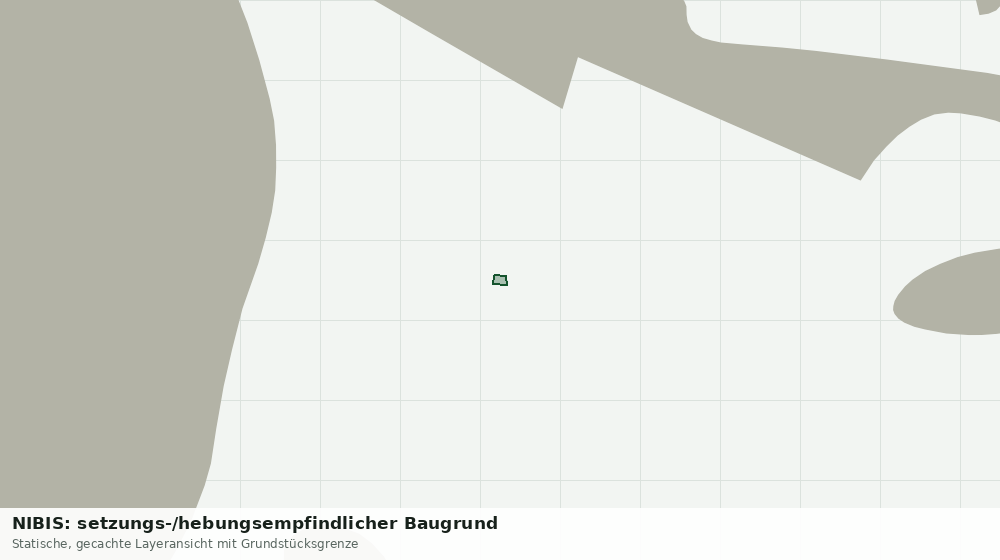 Statische Kartenansicht: NIBIS: setzungs-/hebungsempfindlicher Baugrund
