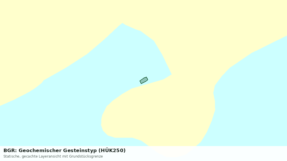 Statische Kartenansicht: BGR: Geochemischer Gesteinstyp (HÜK250)