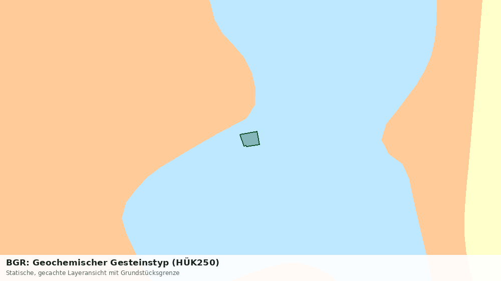Statische Kartenansicht: BGR: Geochemischer Gesteinstyp (HÜK250)