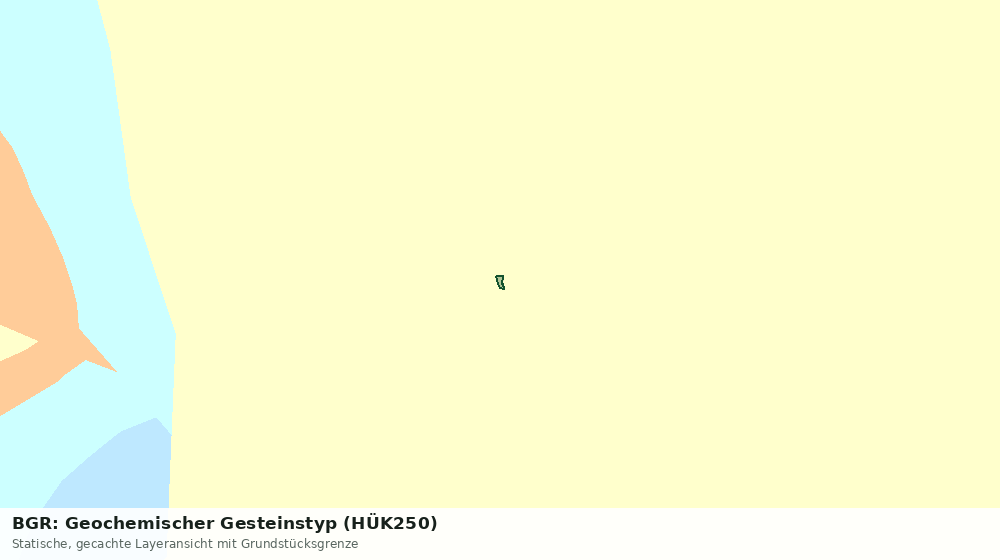 Statische Kartenansicht: BGR: Geochemischer Gesteinstyp (HÜK250)