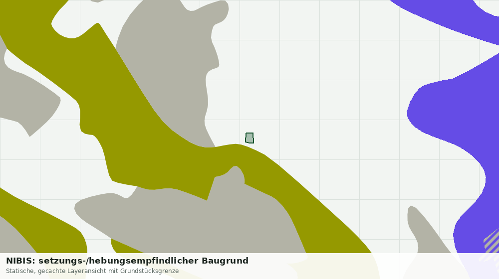 Statische Kartenansicht: NIBIS: setzungs-/hebungsempfindlicher Baugrund