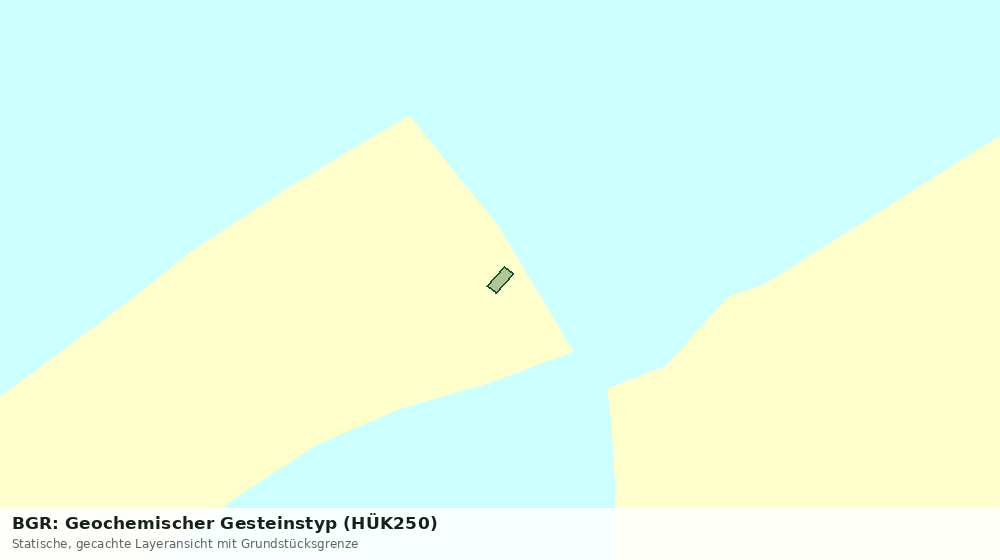 Statische Kartenansicht: BGR: Geochemischer Gesteinstyp (HÜK250)