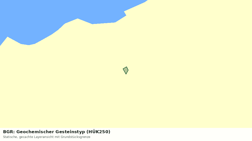 Statische Kartenansicht: BGR: Geochemischer Gesteinstyp (HÜK250)