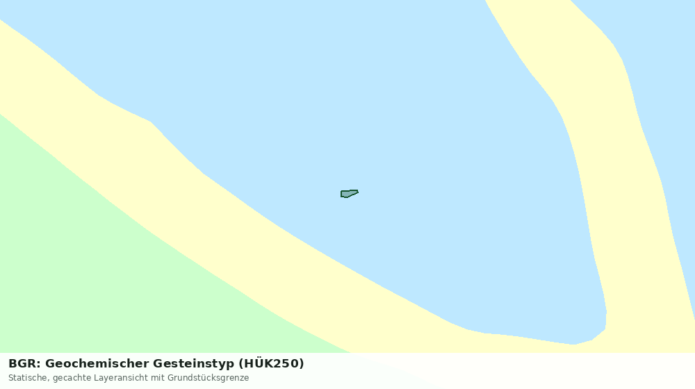 Statische Kartenansicht: BGR: Geochemischer Gesteinstyp (HÜK250)