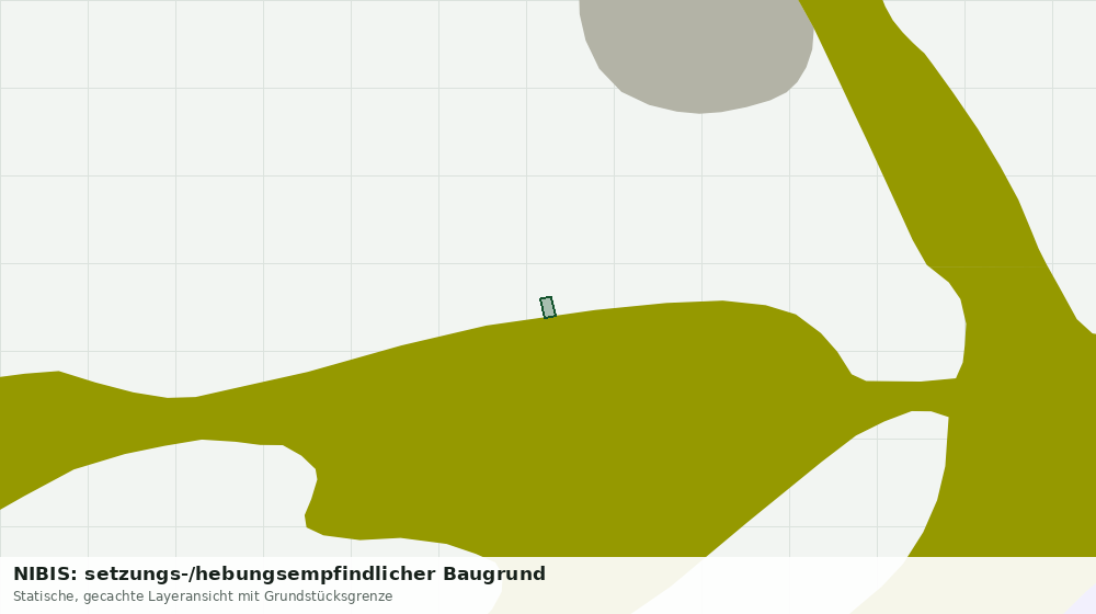 Statische Kartenansicht: NIBIS: setzungs-/hebungsempfindlicher Baugrund