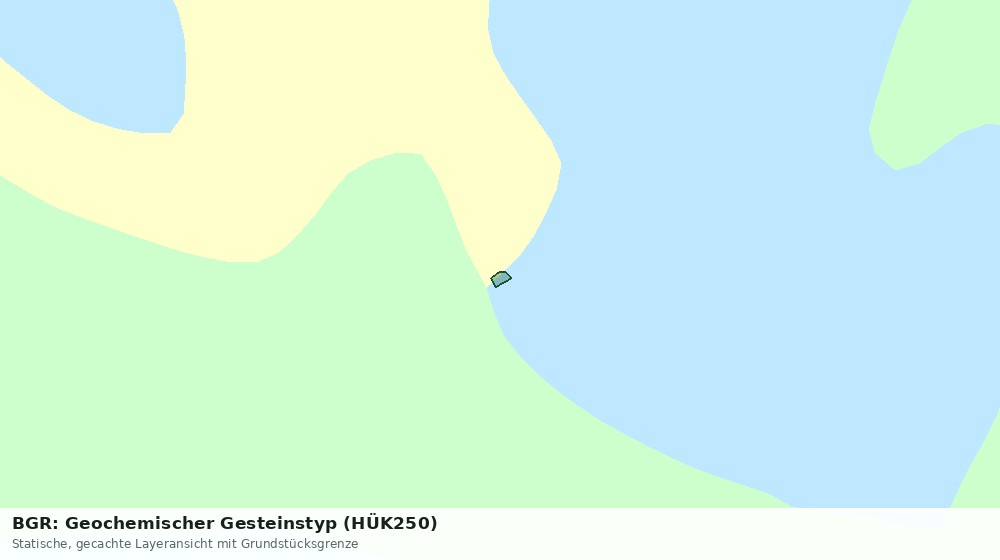 Statische Kartenansicht: BGR: Geochemischer Gesteinstyp (HÜK250)