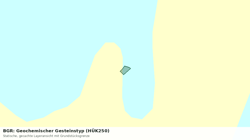 Statische Kartenansicht: BGR: Geochemischer Gesteinstyp (HÜK250)