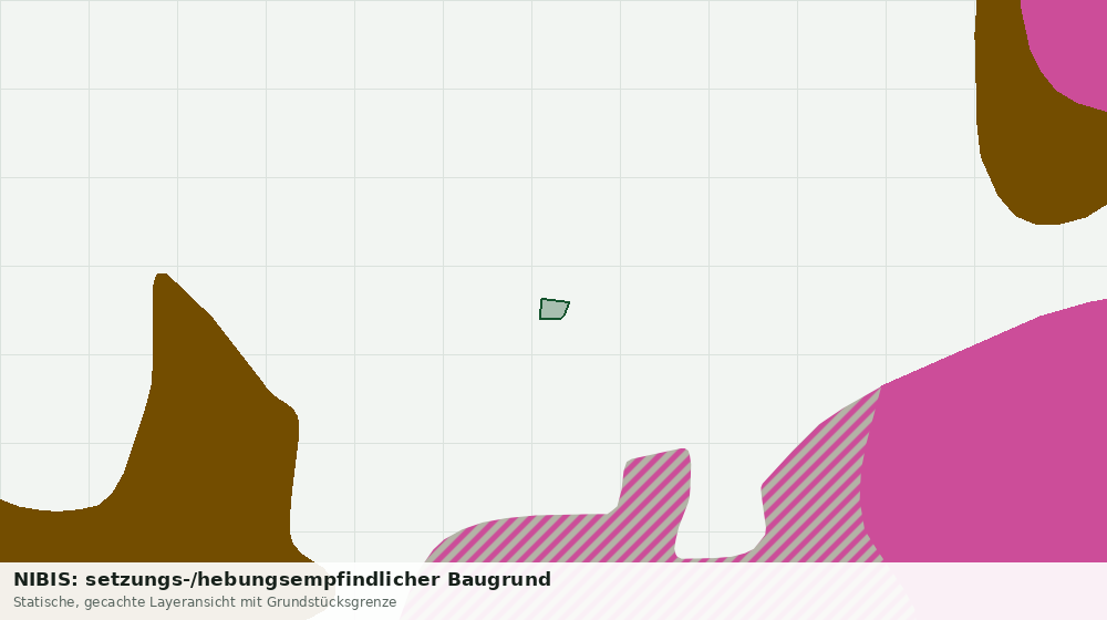 Statische Kartenansicht: NIBIS: setzungs-/hebungsempfindlicher Baugrund