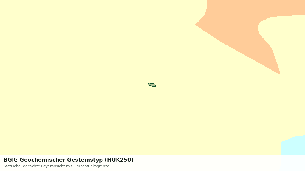 Statische Kartenansicht: BGR: Geochemischer Gesteinstyp (HÜK250)