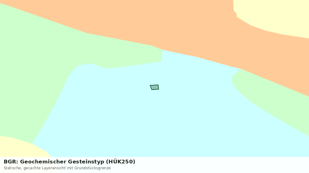 Statische Kartenansicht: BGR: Geochemischer Gesteinstyp (HÜK250)