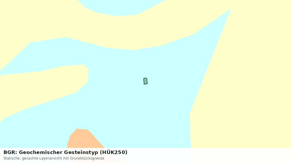 Statische Kartenansicht: BGR: Geochemischer Gesteinstyp (HÜK250)