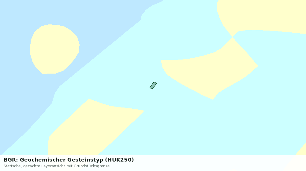 Statische Kartenansicht: BGR: Geochemischer Gesteinstyp (HÜK250)