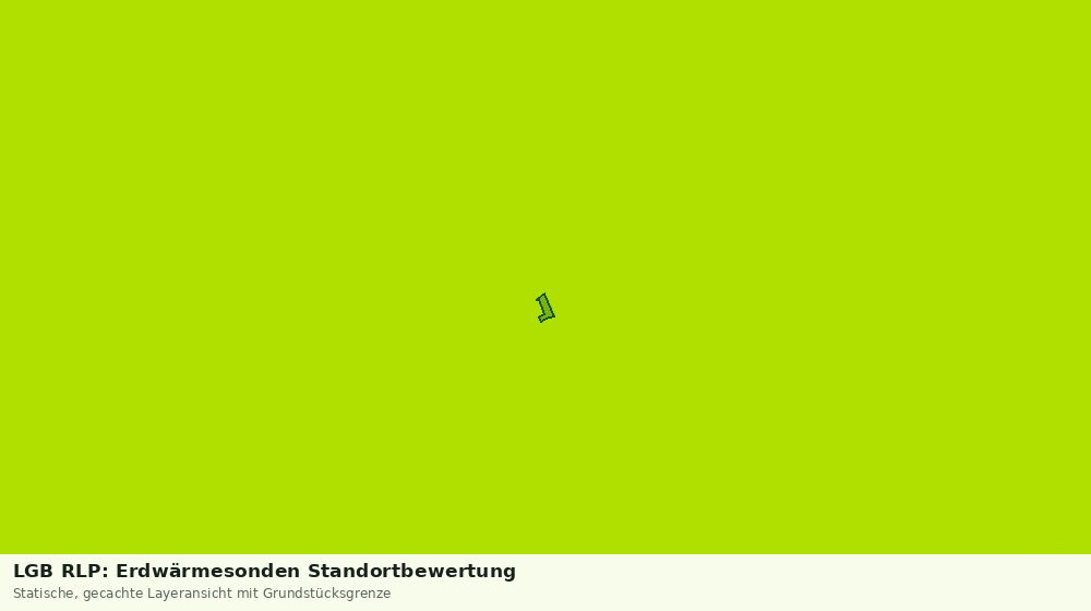 Statische Kartenansicht: LGB RLP: Erdwärmesonden Standortbewertung