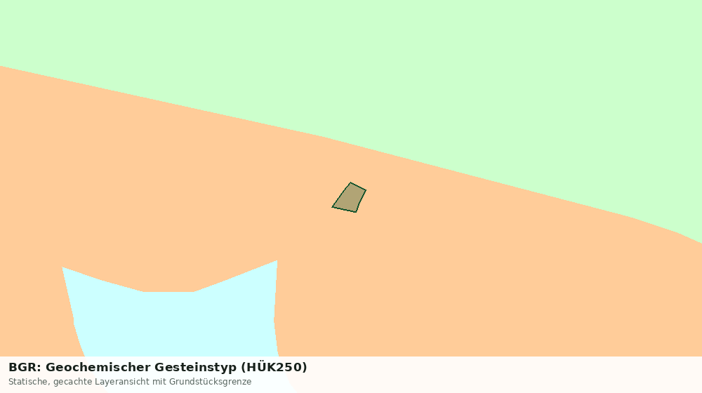 Statische Kartenansicht: BGR: Geochemischer Gesteinstyp (HÜK250)