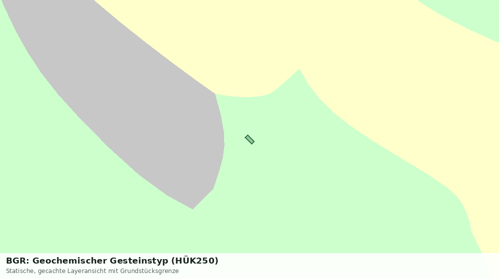Statische Kartenansicht: BGR: Geochemischer Gesteinstyp (HÜK250)