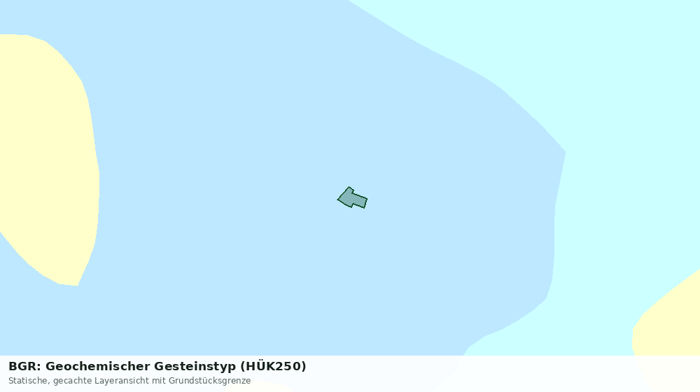 Statische Kartenansicht: BGR: Geochemischer Gesteinstyp (HÜK250)