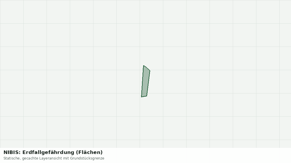 Statische Kartenansicht: NIBIS: Erdfallgefährdung (Flächen)