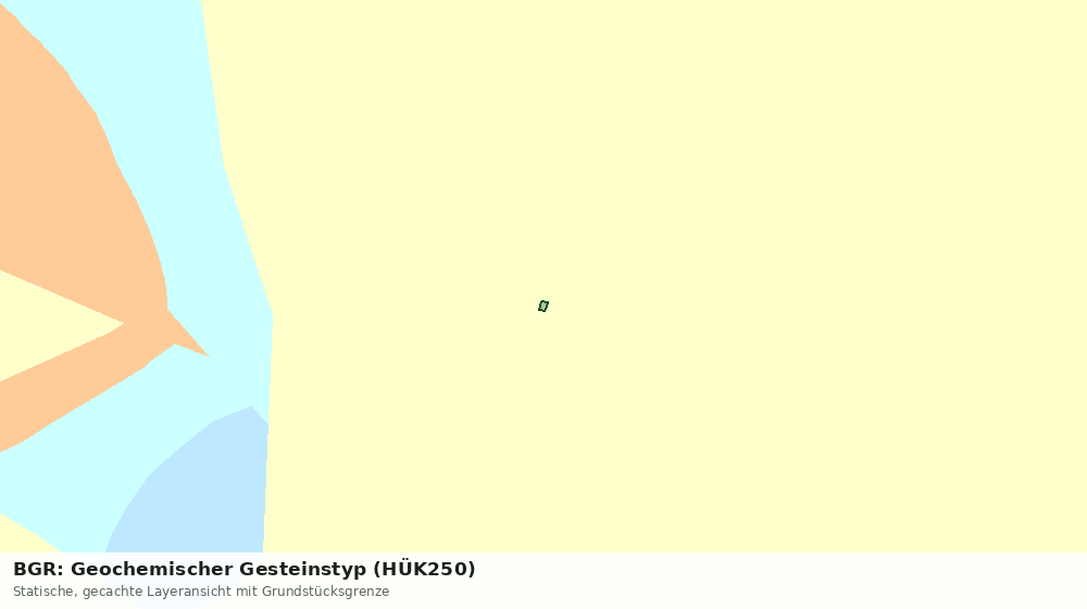 Statische Kartenansicht: BGR: Geochemischer Gesteinstyp (HÜK250)