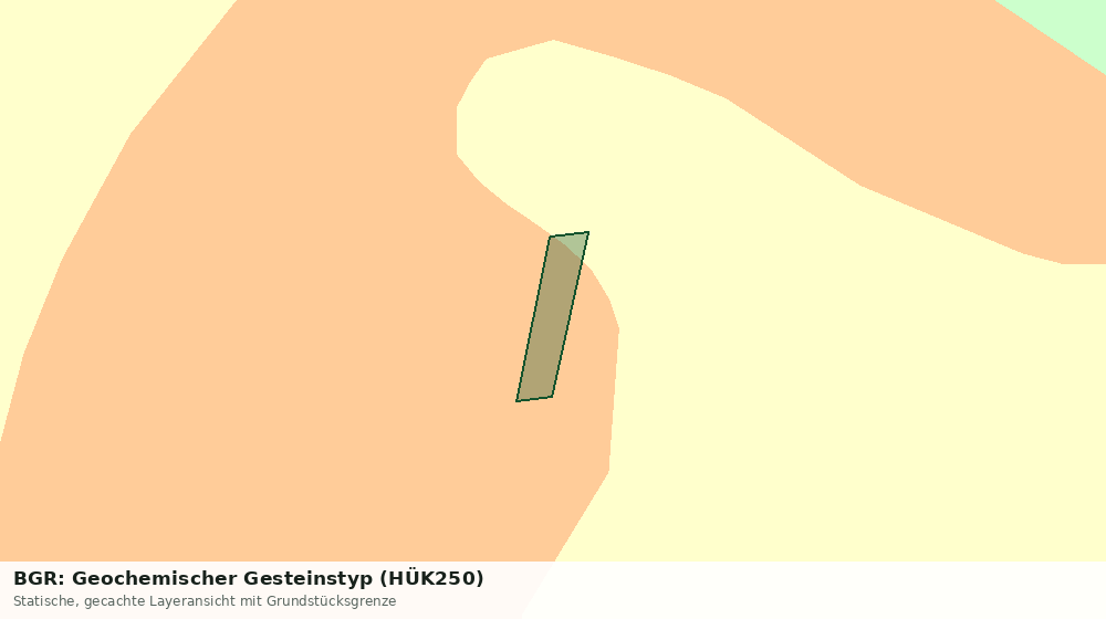 Statische Kartenansicht: BGR: Geochemischer Gesteinstyp (HÜK250)