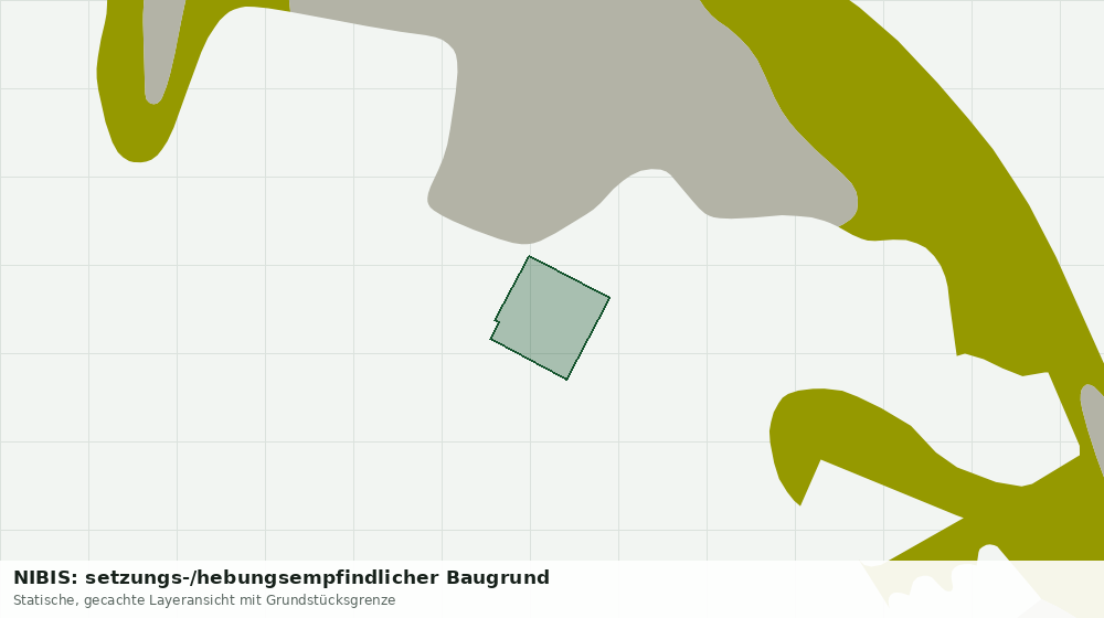 Statische Kartenansicht: NIBIS: setzungs-/hebungsempfindlicher Baugrund
