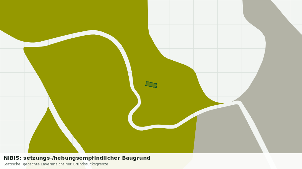 Statische Kartenansicht: NIBIS: setzungs-/hebungsempfindlicher Baugrund