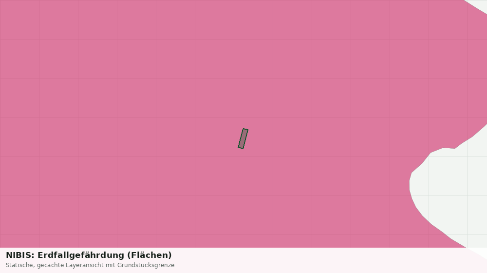 Statische Kartenansicht: NIBIS: Erdfallgefährdung (Flächen)
