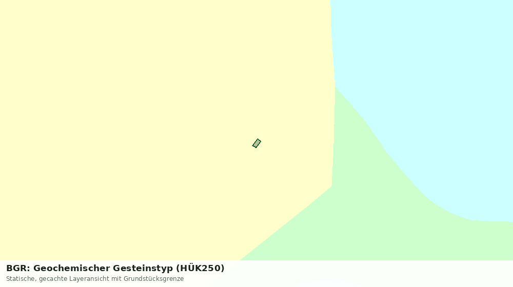 Statische Kartenansicht: BGR: Geochemischer Gesteinstyp (HÜK250)
