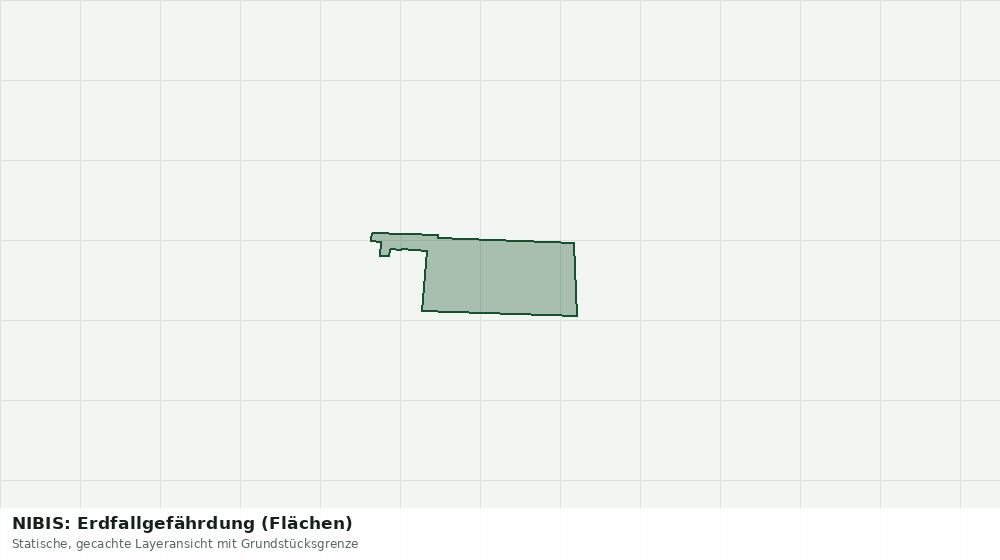 Statische Kartenansicht: NIBIS: Erdfallgefährdung (Flächen)