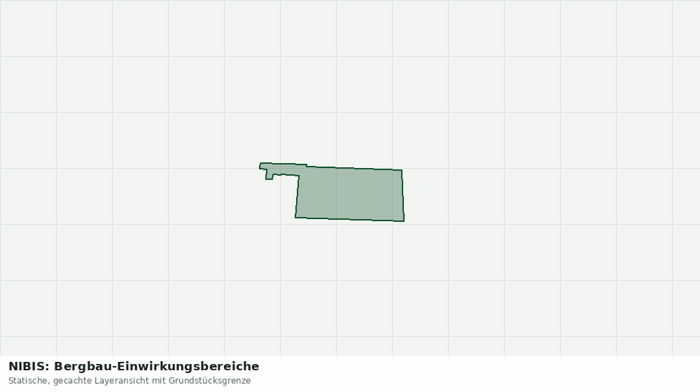 Statische Kartenansicht: NIBIS: Bergbau-Einwirkungsbereiche