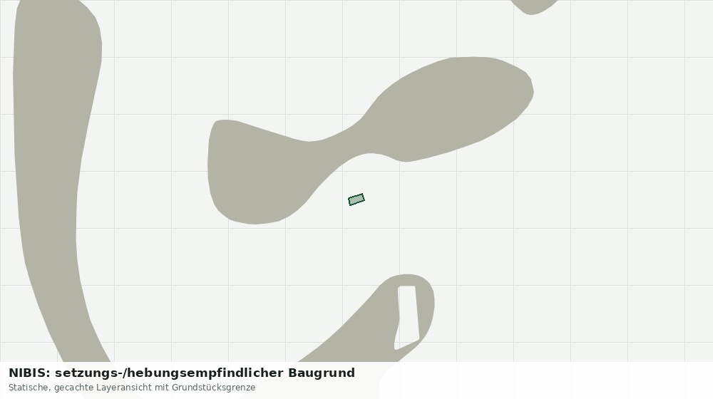 Statische Kartenansicht: NIBIS: setzungs-/hebungsempfindlicher Baugrund