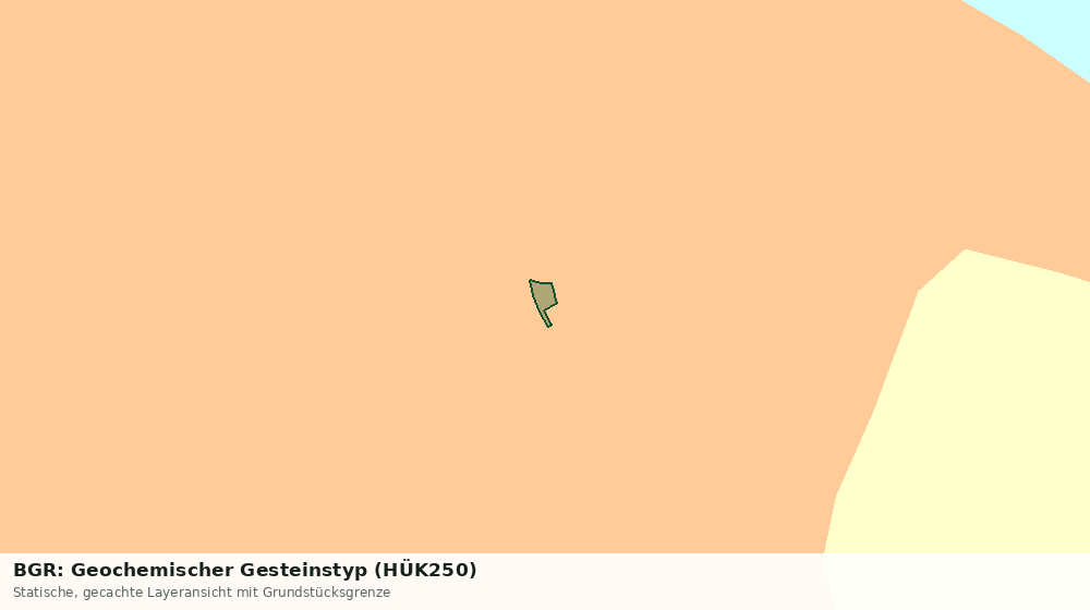 Statische Kartenansicht: BGR: Geochemischer Gesteinstyp (HÜK250)