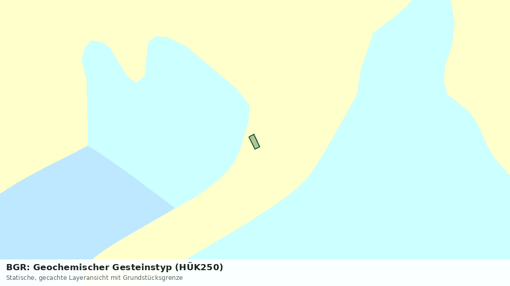Statische Kartenansicht: BGR: Geochemischer Gesteinstyp (HÜK250)