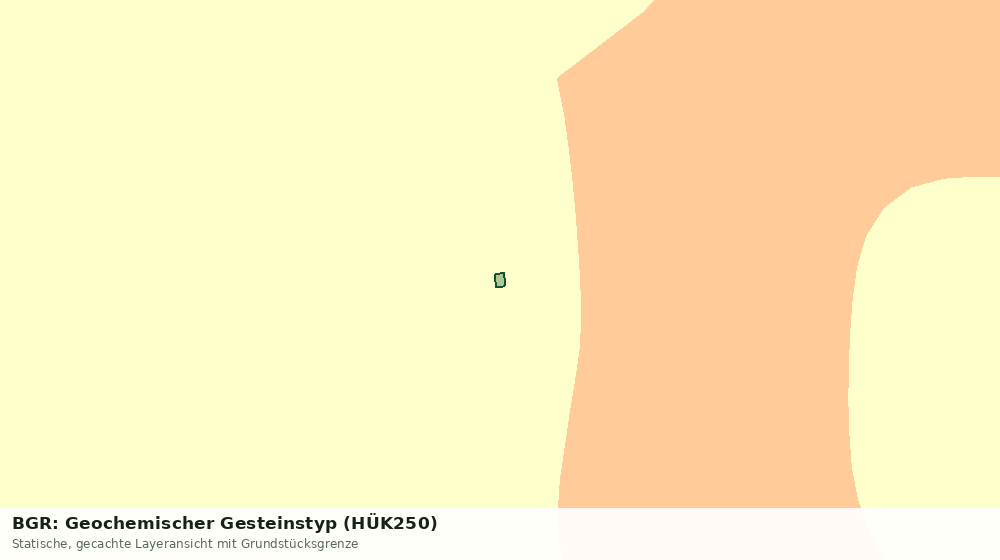 Statische Kartenansicht: BGR: Geochemischer Gesteinstyp (HÜK250)