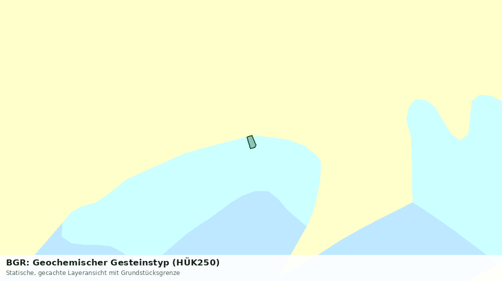 Statische Kartenansicht: BGR: Geochemischer Gesteinstyp (HÜK250)