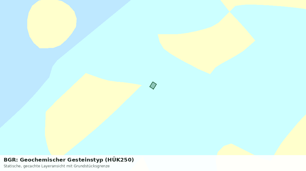 Statische Kartenansicht: BGR: Geochemischer Gesteinstyp (HÜK250)
