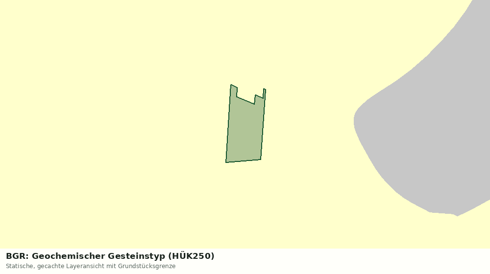 Statische Kartenansicht: BGR: Geochemischer Gesteinstyp (HÜK250)