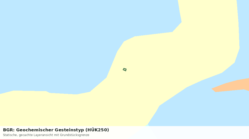 Statische Kartenansicht: BGR: Geochemischer Gesteinstyp (HÜK250)