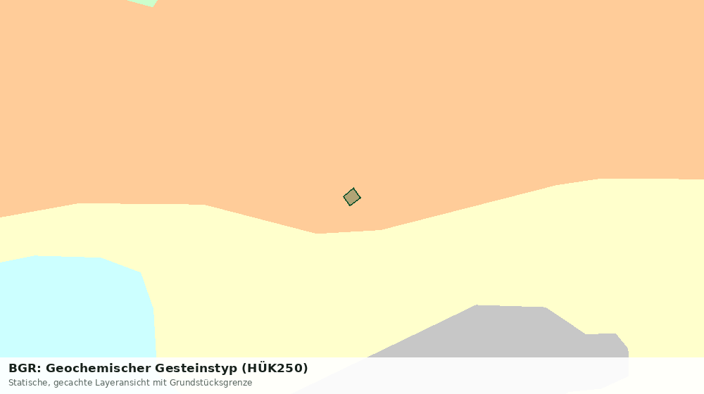 Statische Kartenansicht: BGR: Geochemischer Gesteinstyp (HÜK250)
