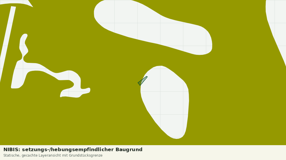 Statische Kartenansicht: NIBIS: setzungs-/hebungsempfindlicher Baugrund